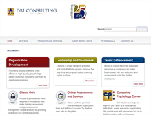 Tablet Screenshot of dric.com